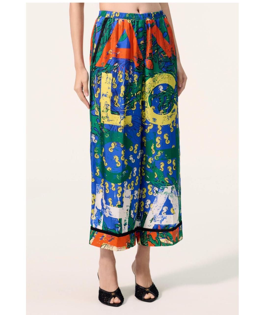 CHANEL Шелковые прямые брюки, фото 4