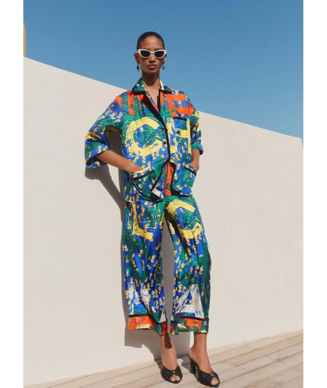 CHANEL Шелковые прямые брюки, фото 3