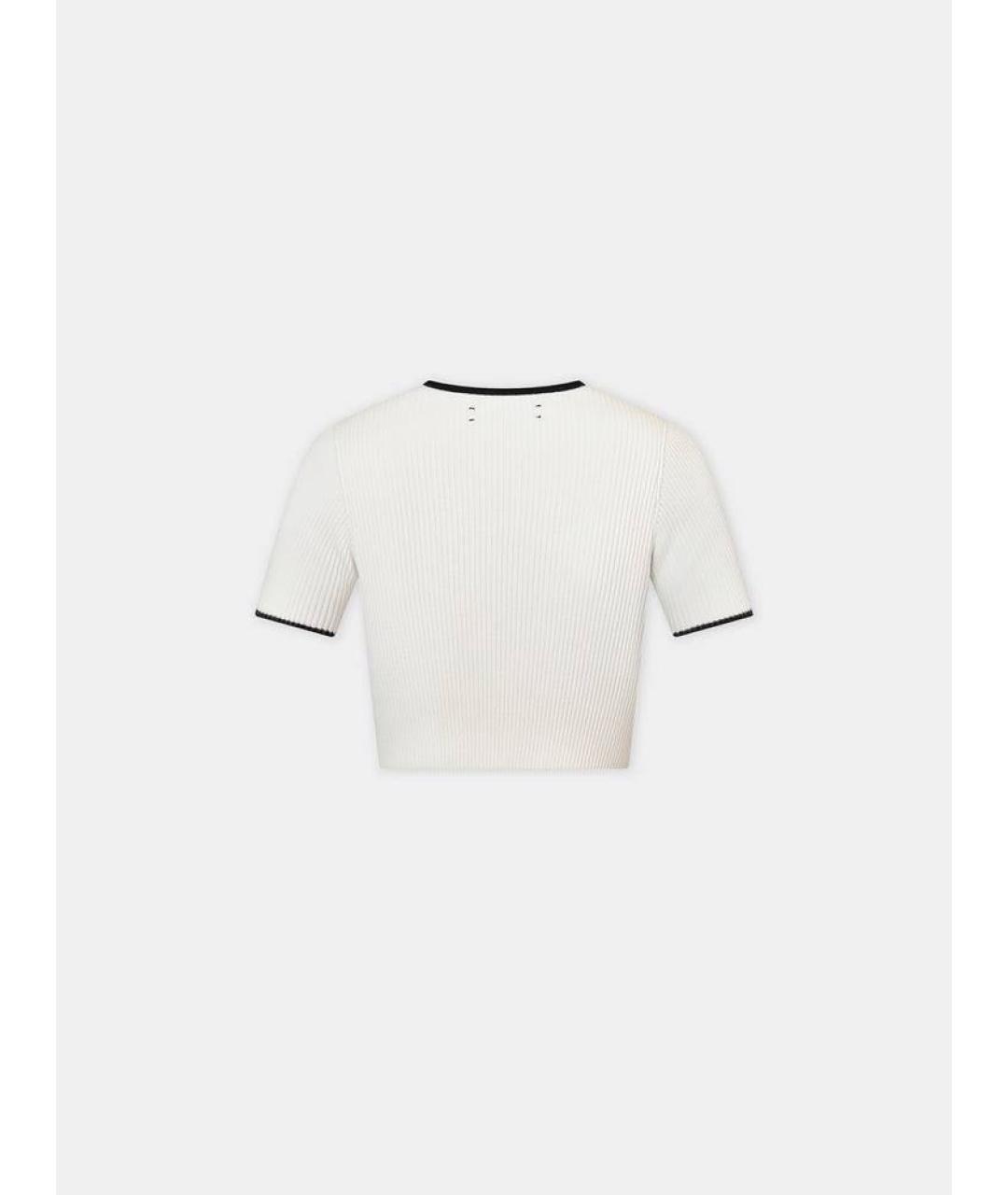 AMIRI Белая вискозная футболка, фото 2