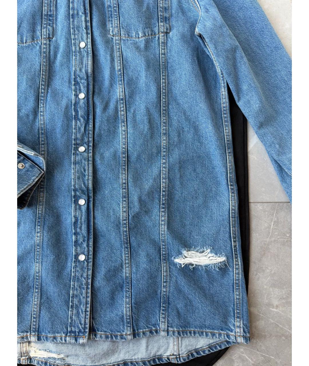 IRO Синее деним повседневное платье, фото 5