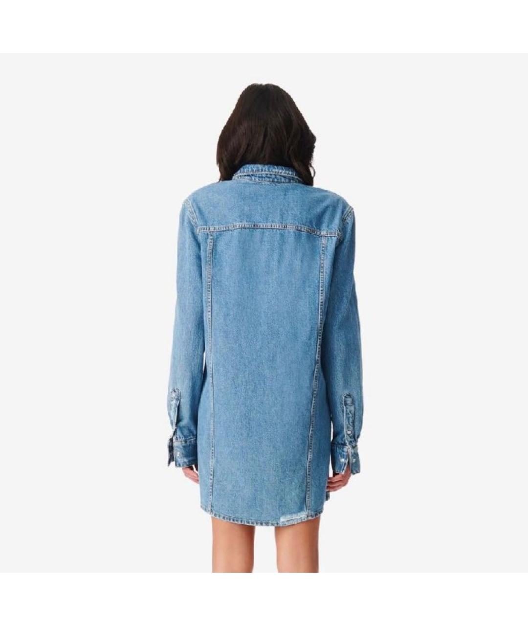 IRO Синее деним повседневное платье, фото 3