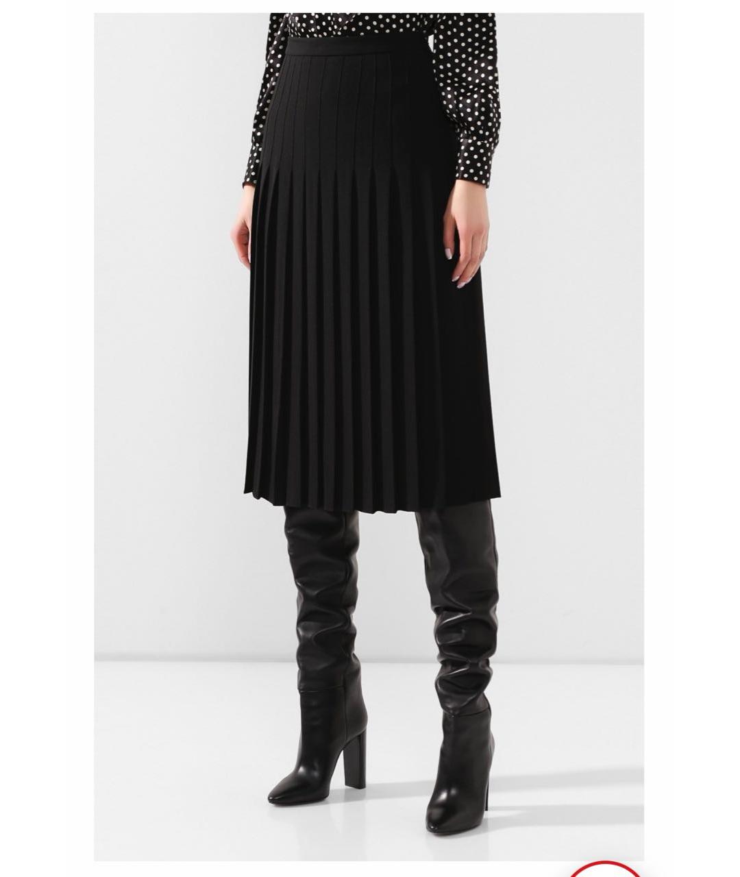 LOUIS VUITTON Черные кожаные сапоги, фото 7