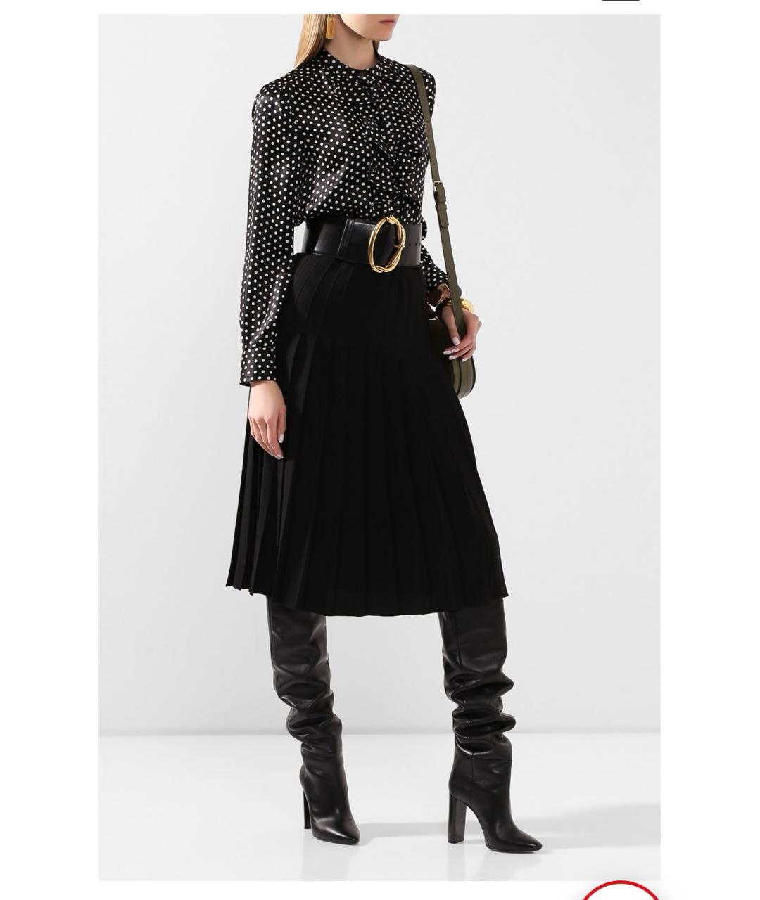 LOUIS VUITTON Черные кожаные сапоги, фото 6