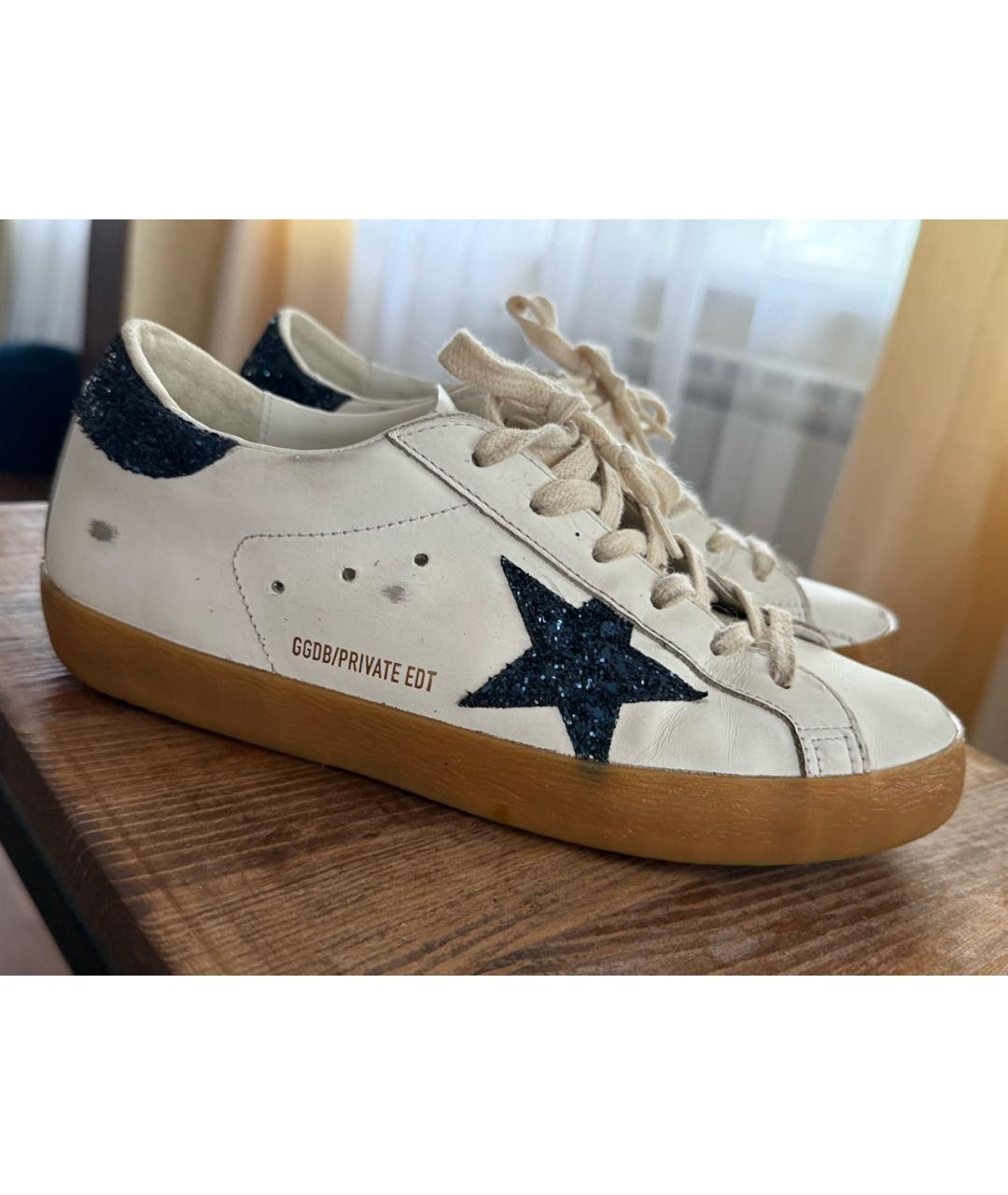 GOLDEN GOOSE DELUXE BRAND Белые кожаные кеды, фото 6
