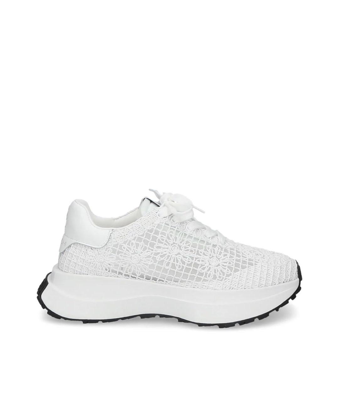 ELENA IACHI Белые кожаные кроссовки, фото 7