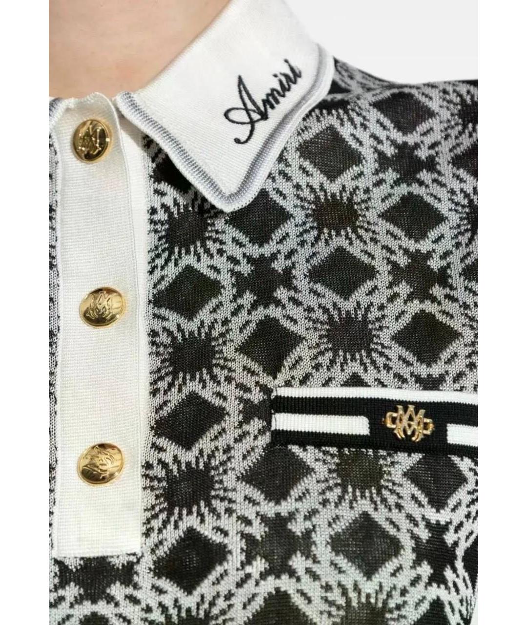 AMIRI Черная вискозная футболка, фото 3