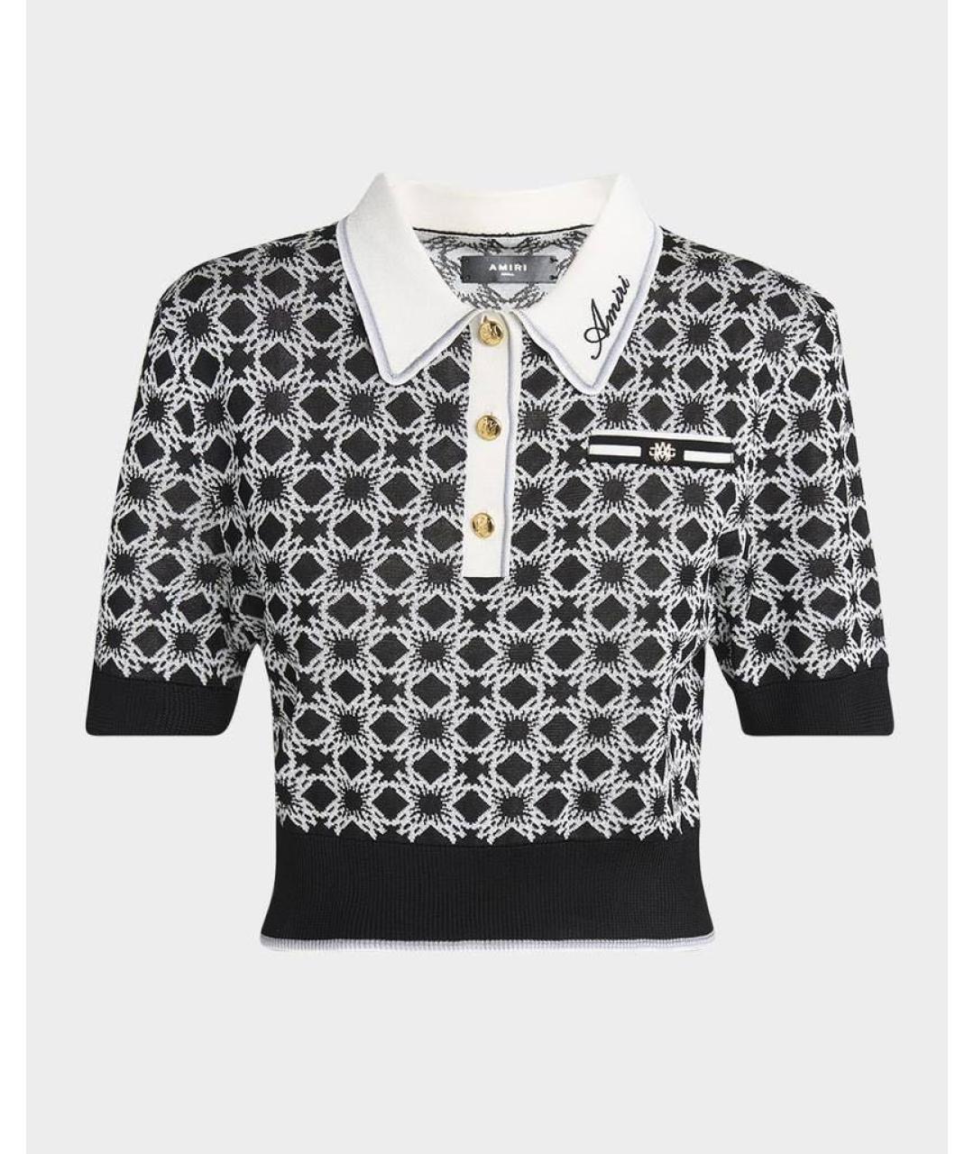 AMIRI Черная вискозная футболка, фото 5