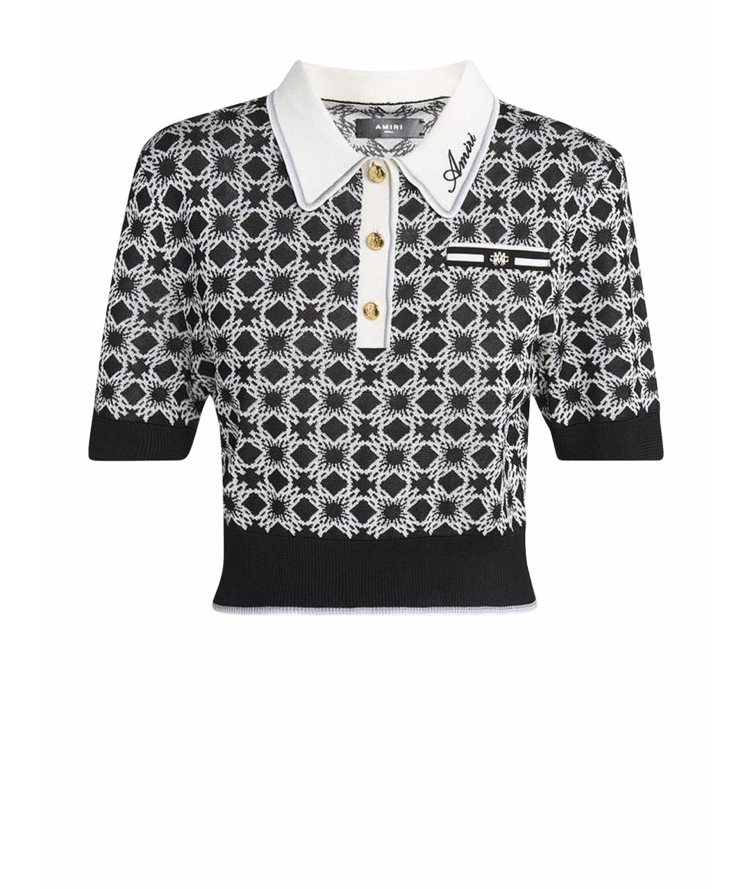 AMIRI Черная вискозная футболка, фото 6