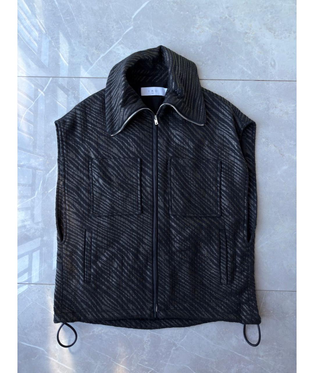 IRO Черная куртка, фото 9