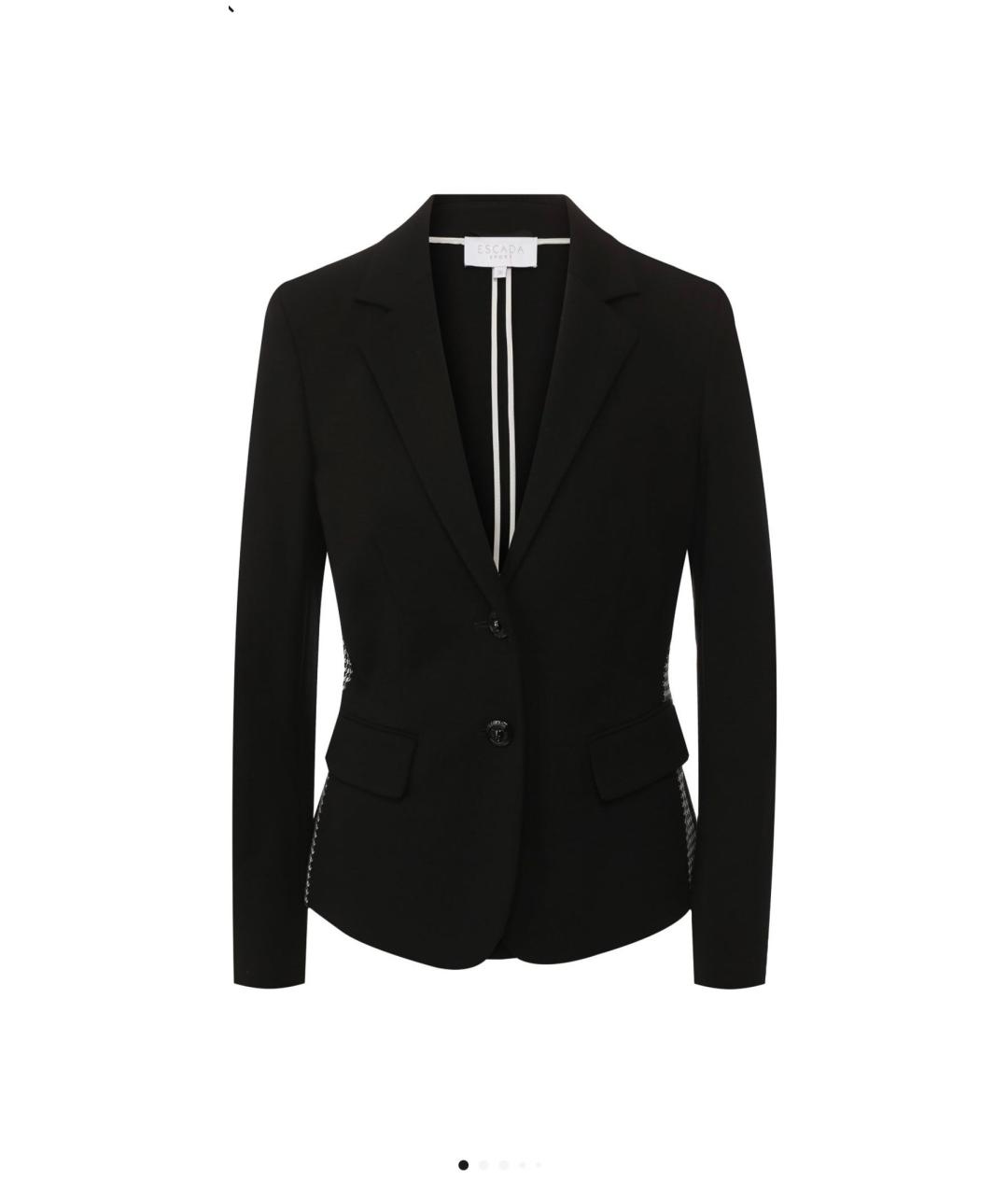 ESCADA Черный вискозный жакет/пиджак, фото 4