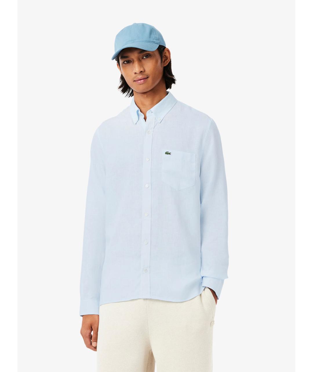 LACOSTE Льняная кэжуал рубашка, фото 2