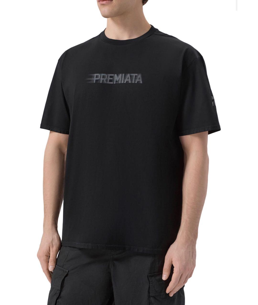 PREMIATA Черная хлопковая футболка, фото 4