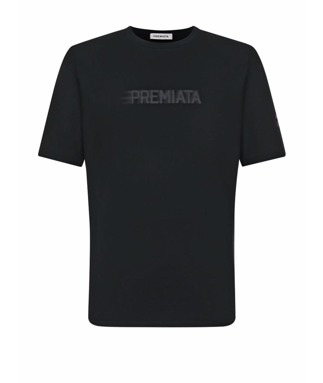 PREMIATA Черная хлопковая футболка, фото 1