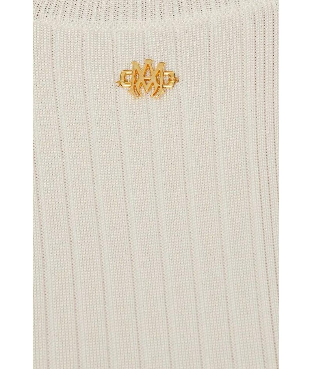 AMIRI Белая вискозная майка, фото 4