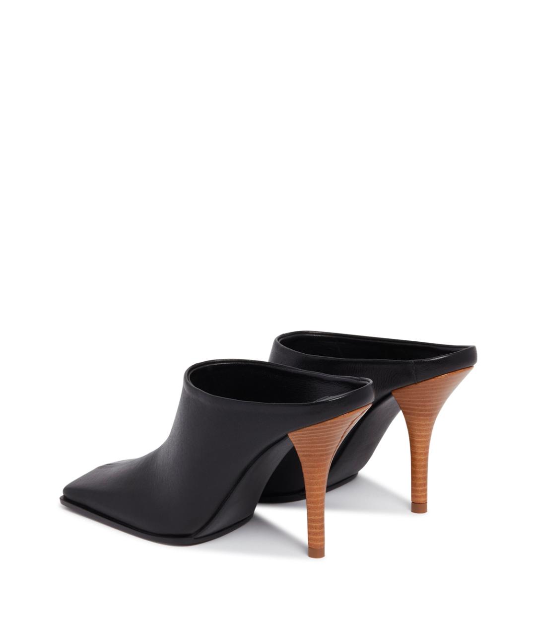 ALAIA Черные кожаные мюли, фото 2