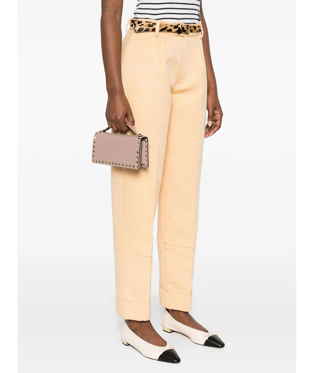 VALENTINO Розовый кожаный кошелек, фото 2