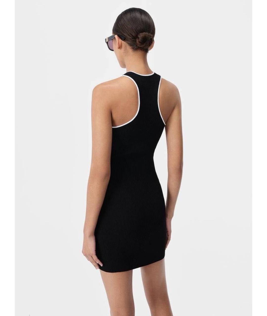 AMIRI Черное вискозное повседневное платье, фото 4