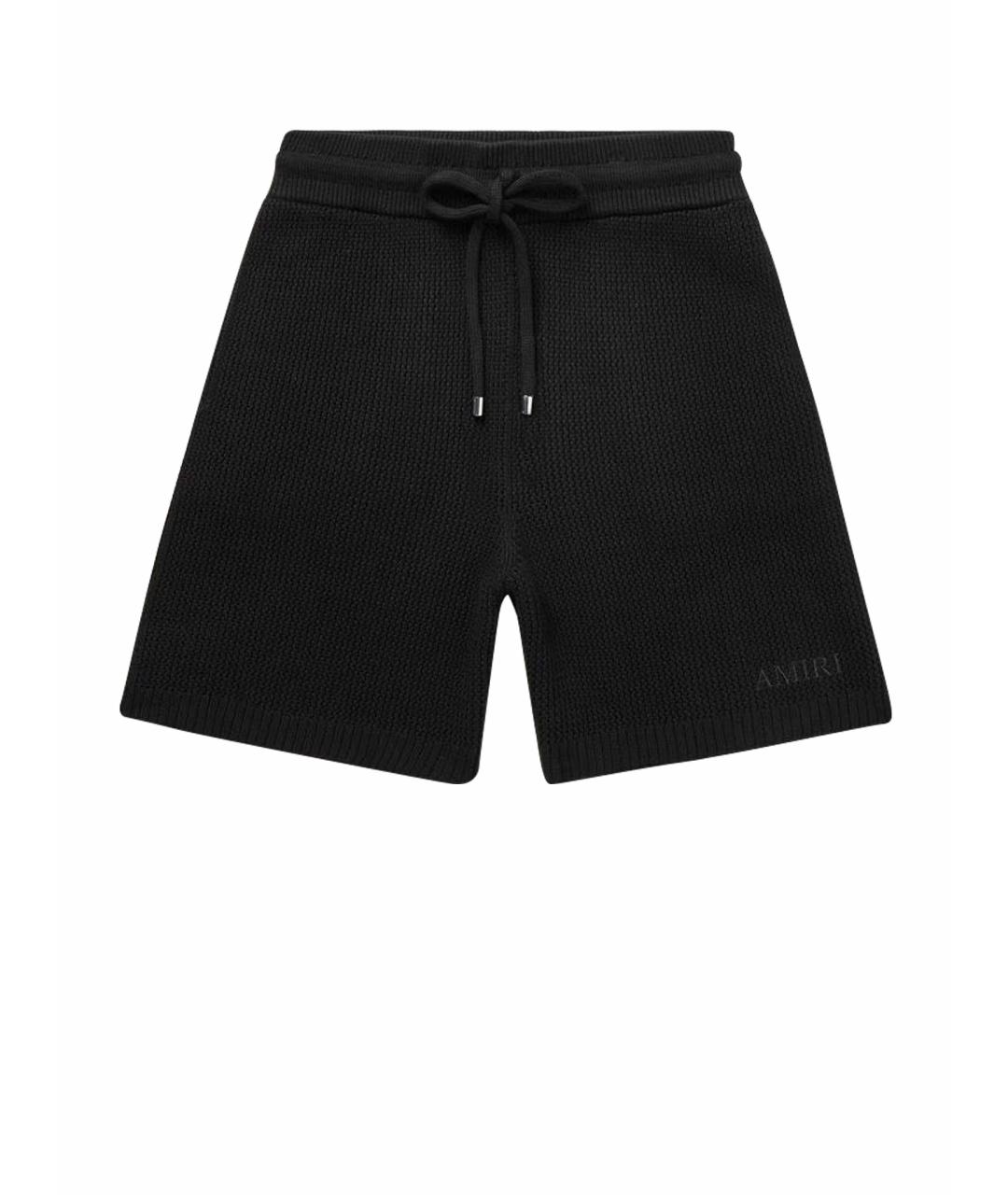 AMIRI Черные хлопковые шорты, фото 1