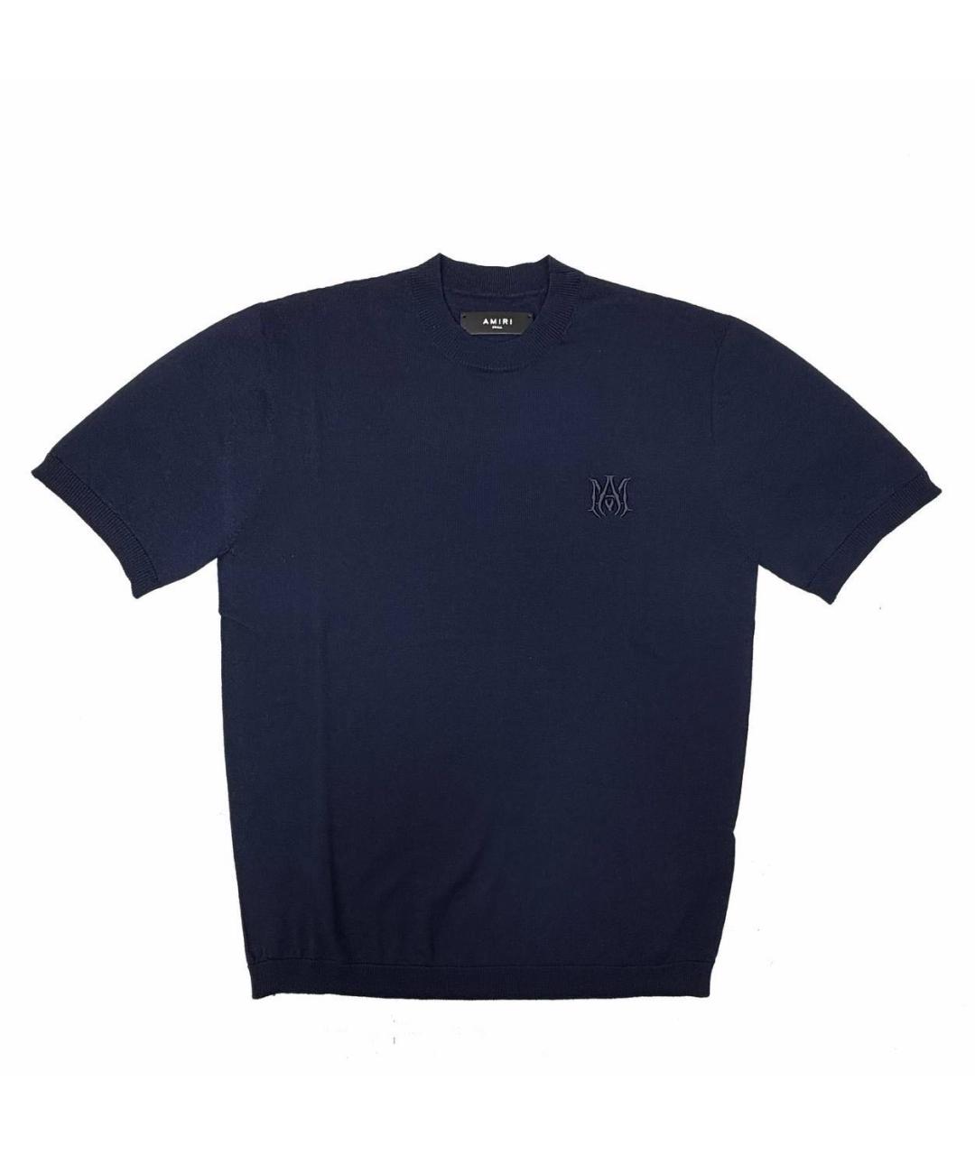 AMIRI Темно-синяя футболка, фото 3