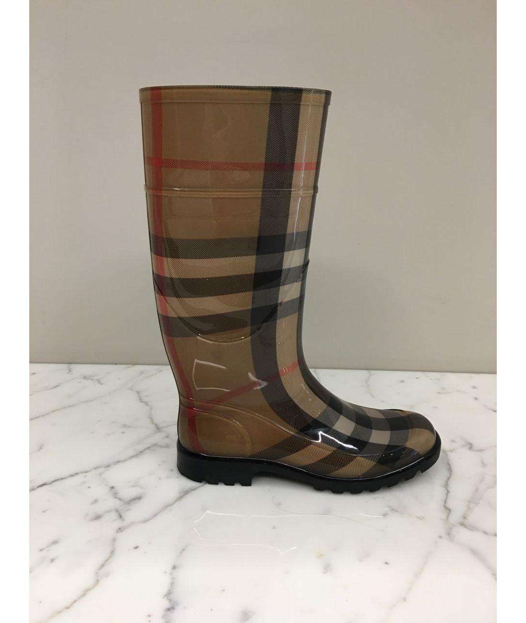 BURBERRY Мульти резиновые сапоги, фото 8