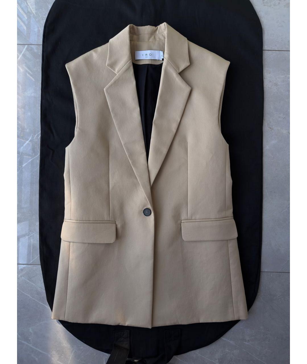 IRO Бежевый жакет/пиджак, фото 7