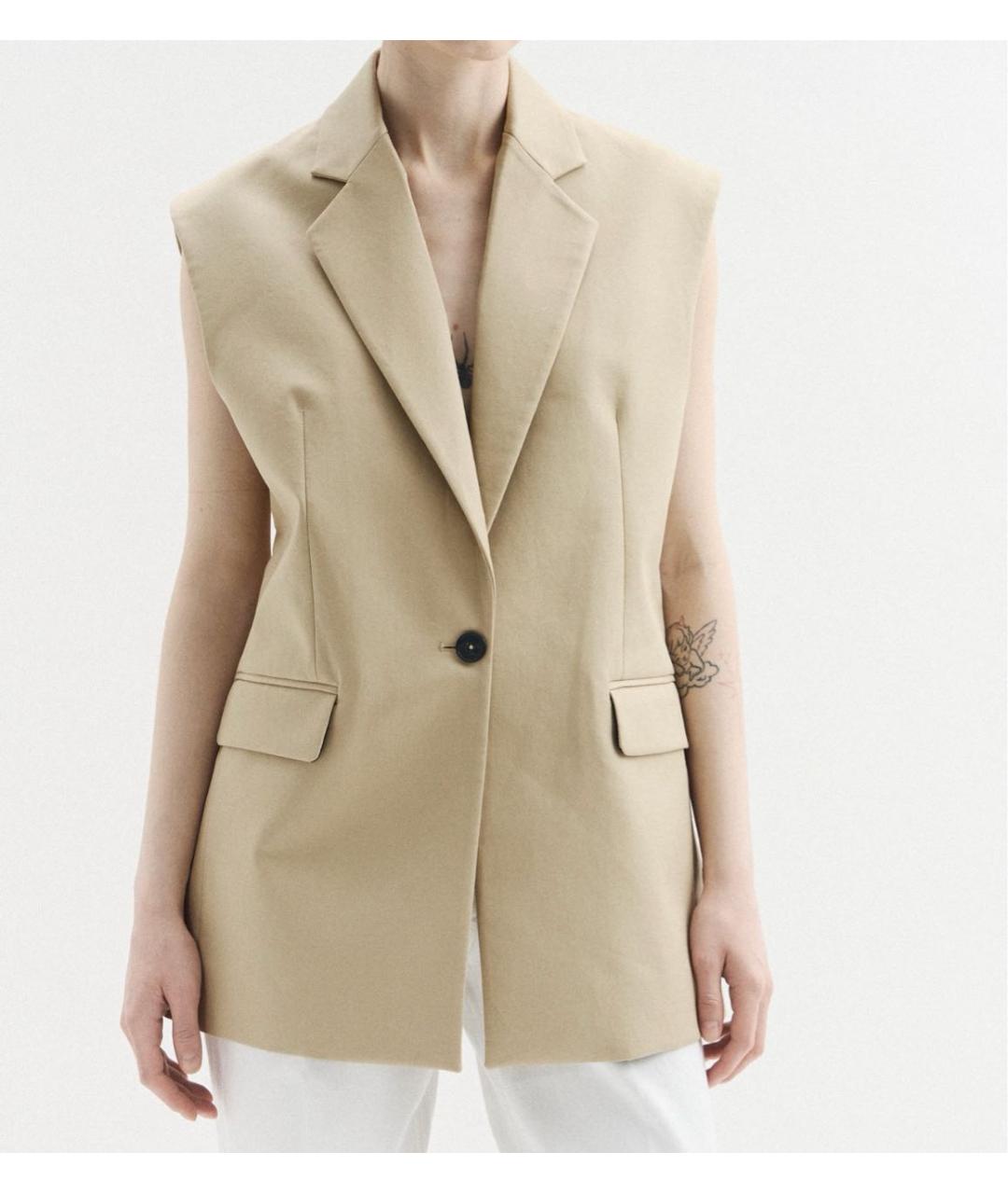 IRO Бежевый жакет/пиджак, фото 3
