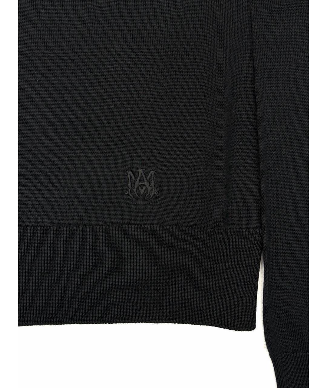 AMIRI Черный шерстяной джемпер / свитер, фото 2
