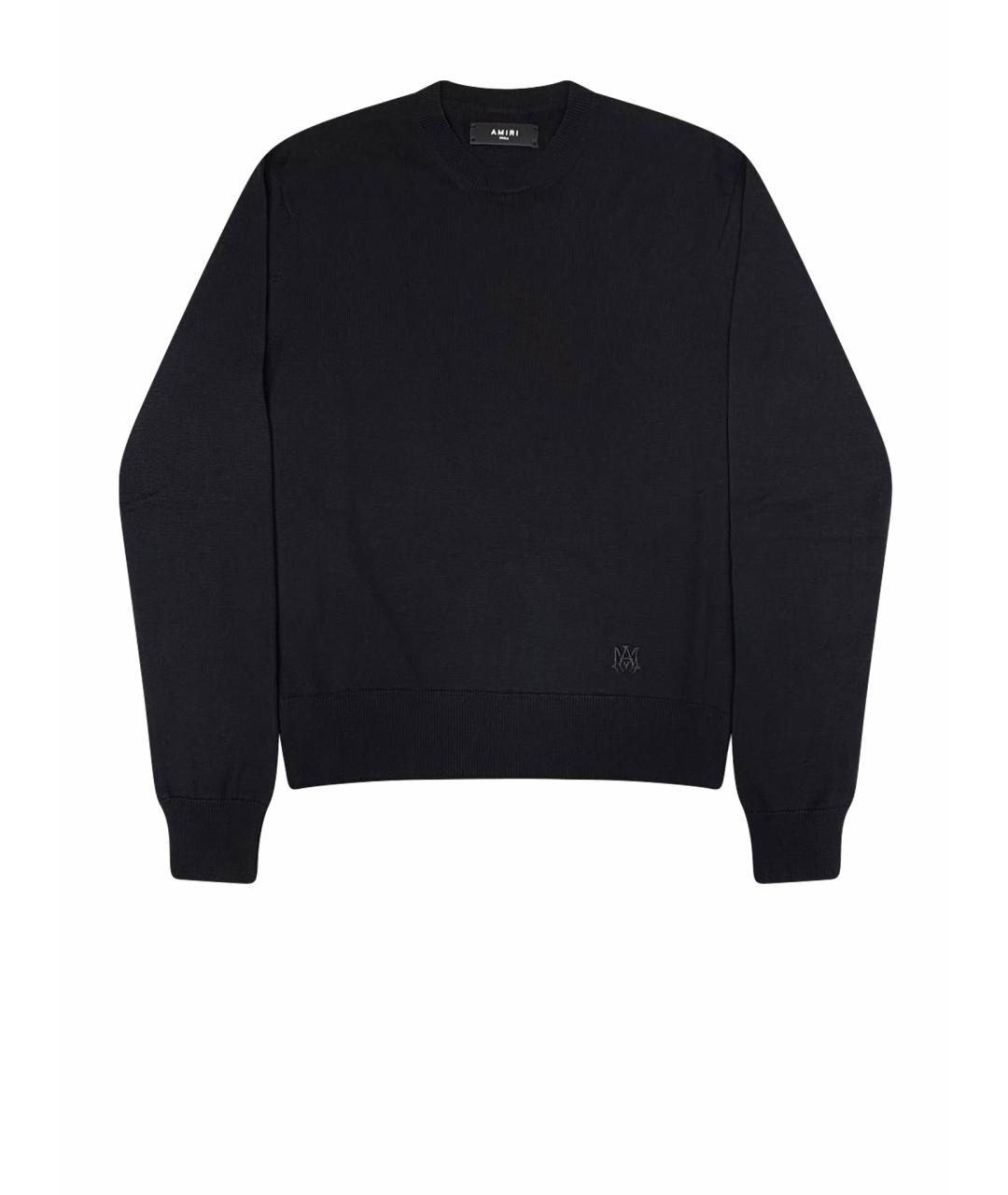 AMIRI Черный шерстяной джемпер / свитер, фото 1