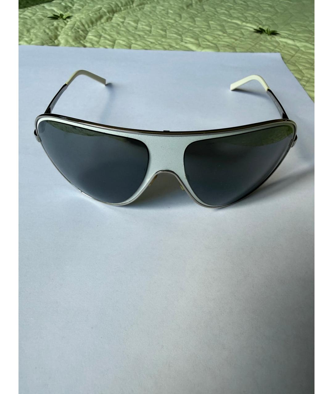 DOLCE&GABBANA Белые солнцезащитные очки, фото 10