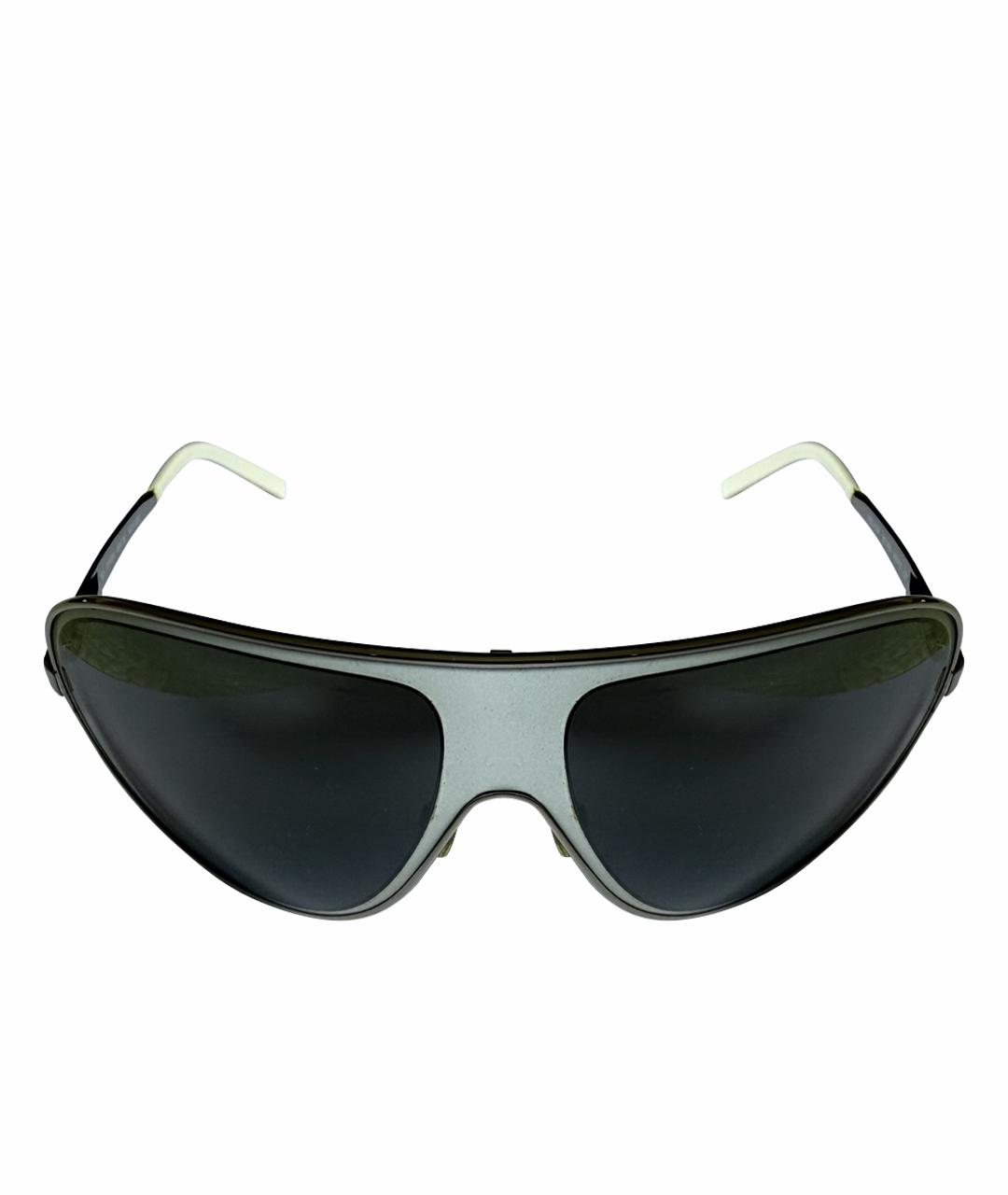 DOLCE&GABBANA Белые солнцезащитные очки, фото 1