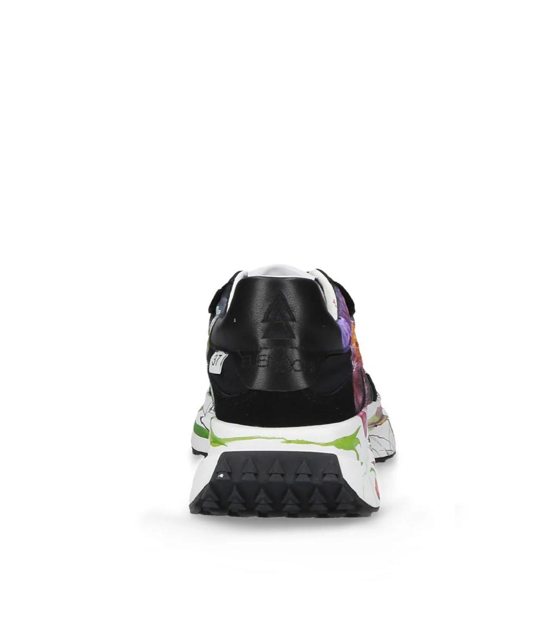 ELENA IACHI Черные кожаные кроссовки, фото 5