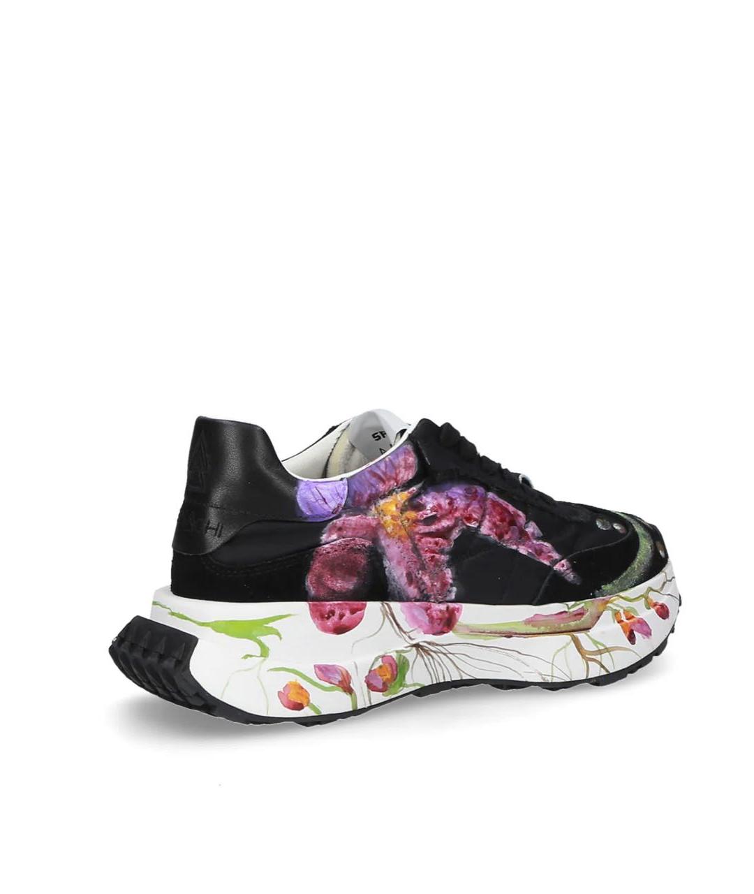 ELENA IACHI Черные кожаные кроссовки, фото 6