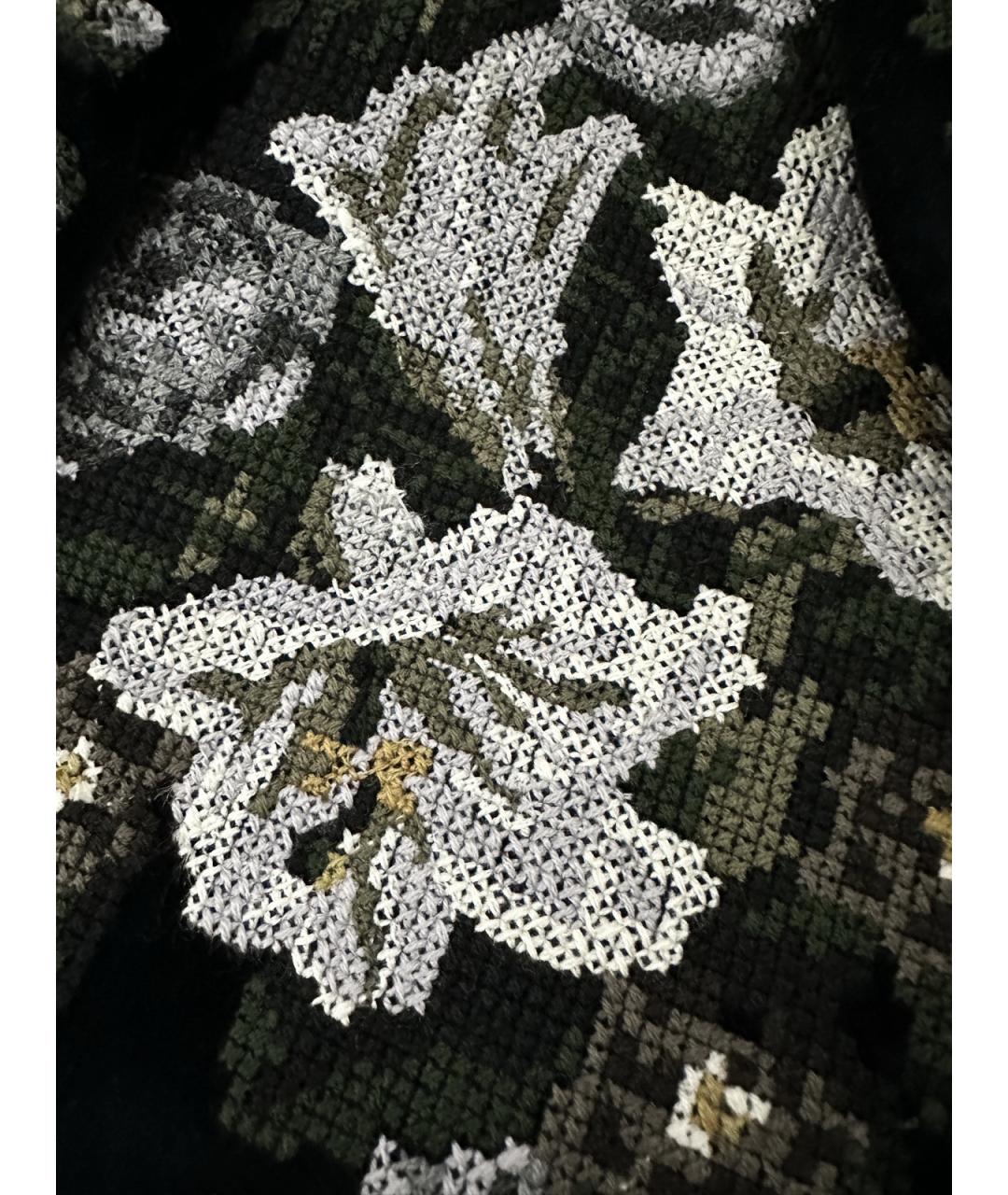 DOLCE&GABBANA Темно-синий бархатный пиджак, фото 8