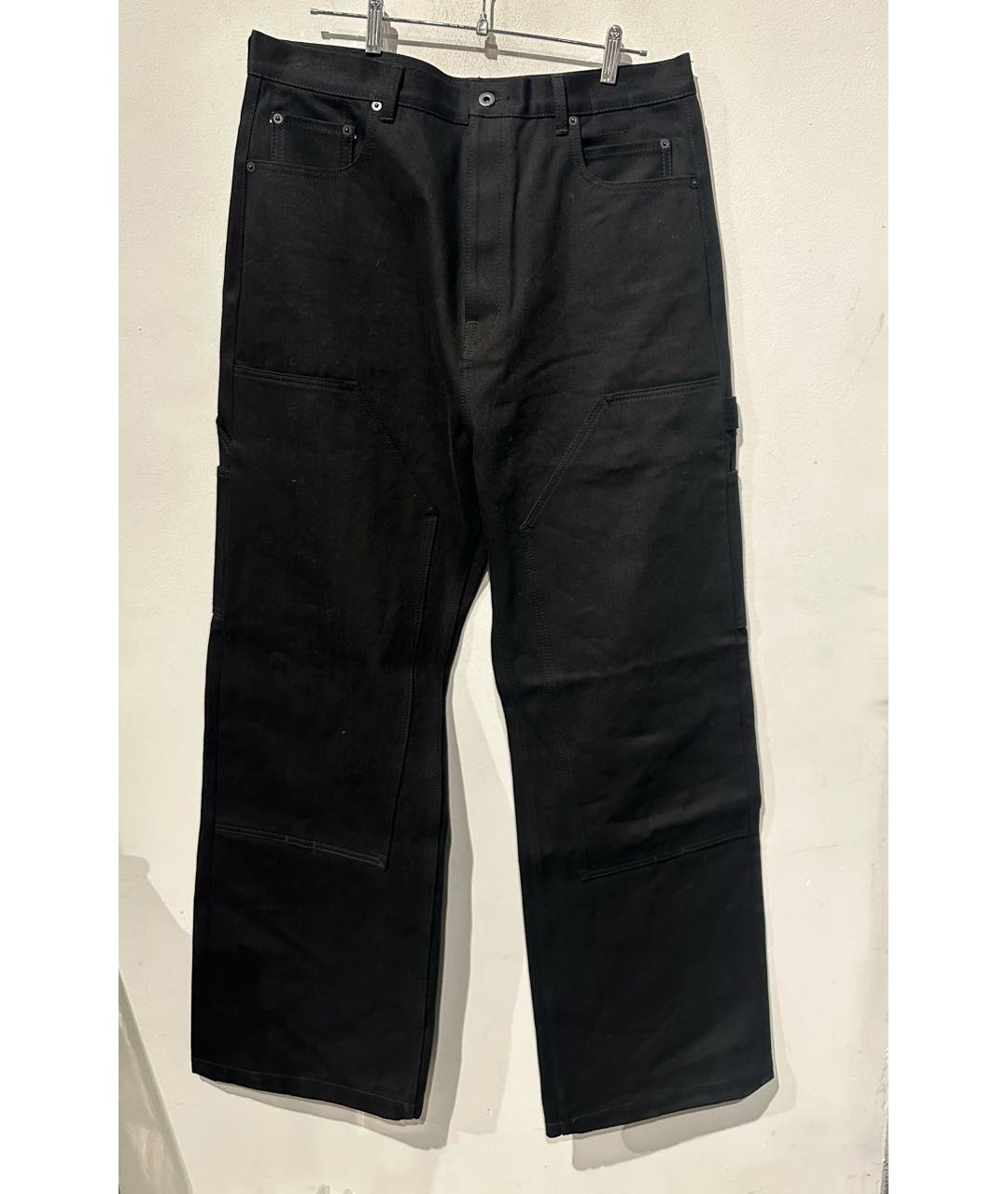 RICK OWENS DRKSHDW Черные хлопковые джинсы, фото 7