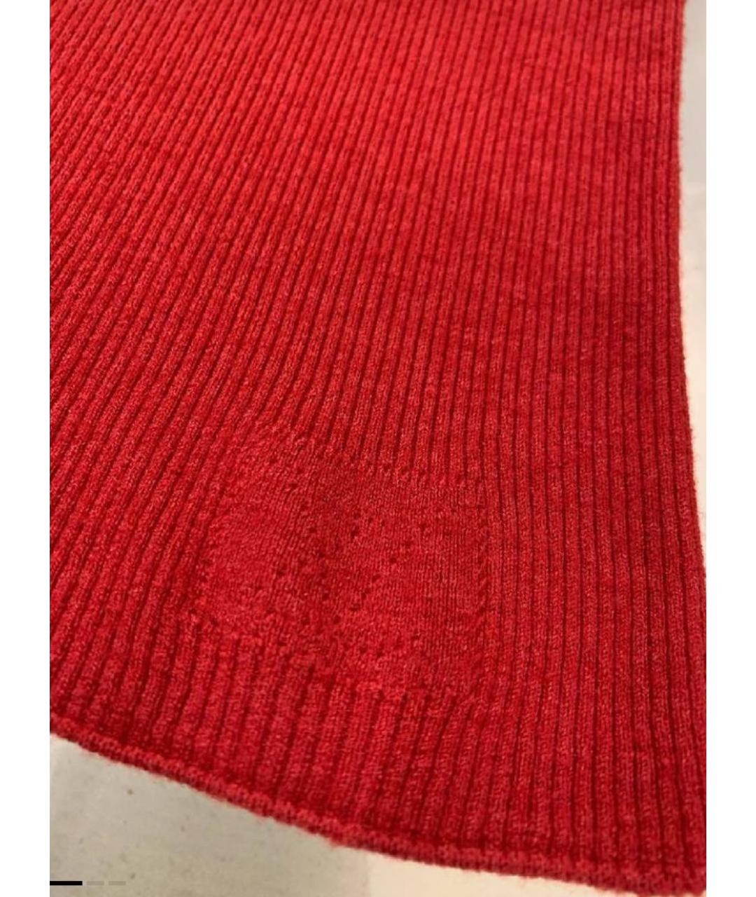 LOUIS VUITTON Красный шерстяной джемпер / свитер, фото 5