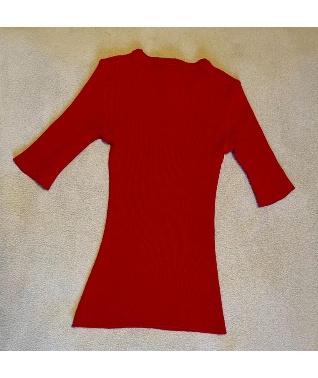 LOUIS VUITTON Красный шерстяной джемпер / свитер, фото 3