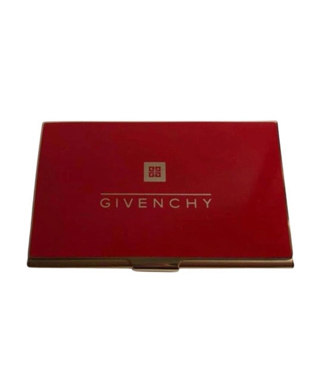 GIVENCHY Бордовая визитница, фото 7
