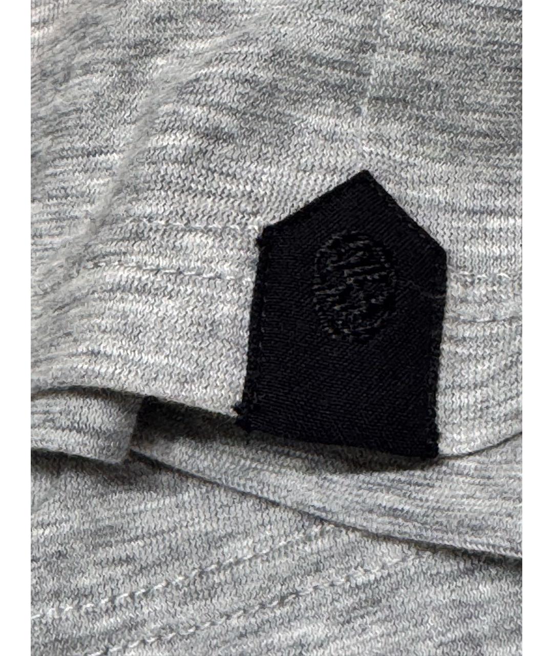 ALEXANDER MCQUEEN Серая хлопковая майка, фото 5