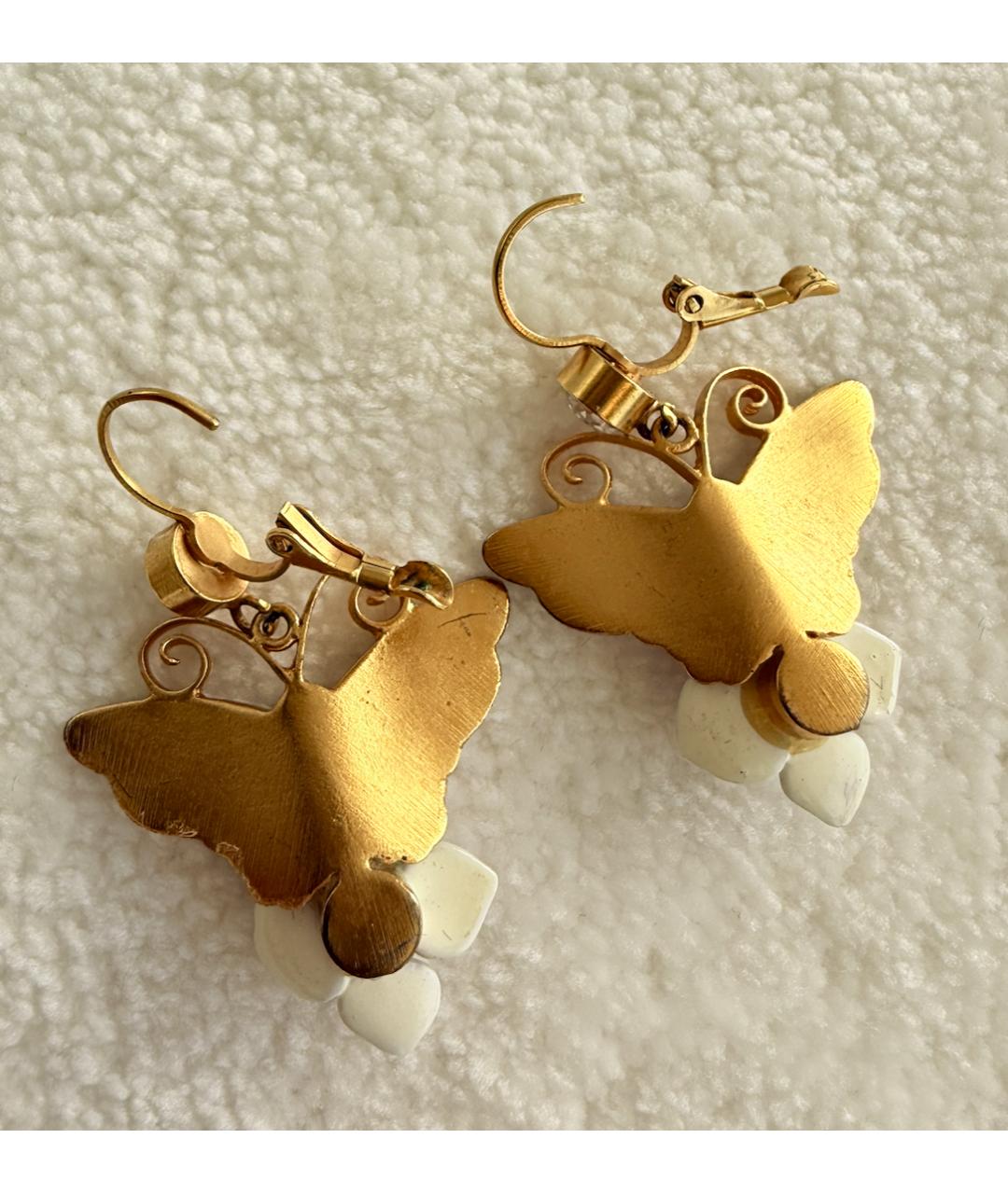 DOLCE&GABBANA Голубые металлические серьги, фото 8