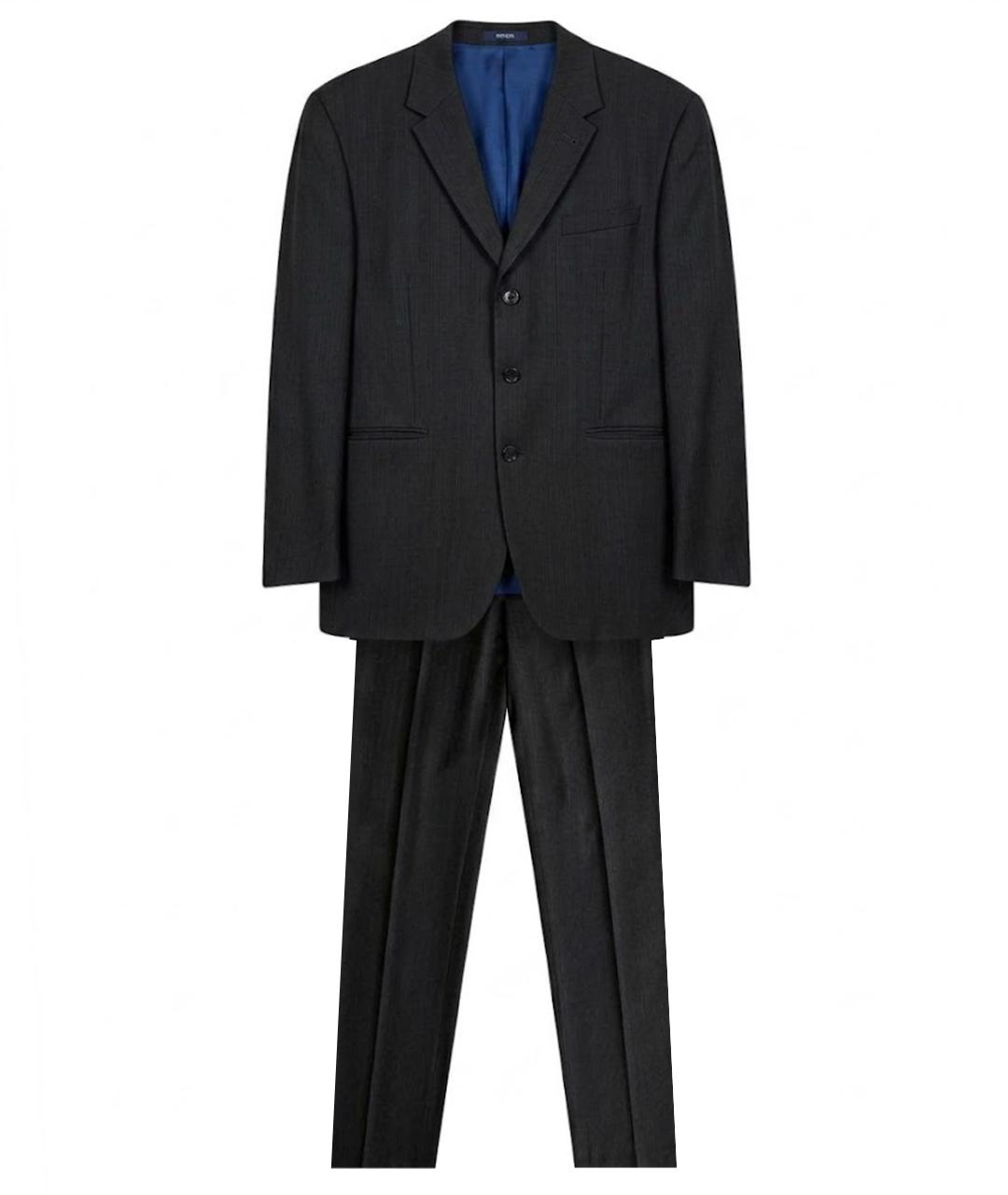 KENZO Антрацитовый классический костюм, фото 1