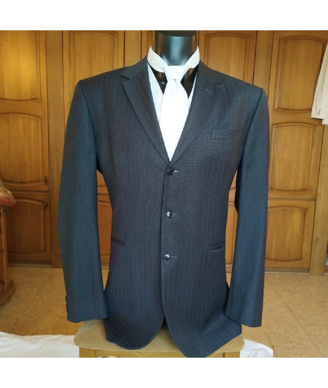 KENZO Антрацитовый классический костюм, фото 6