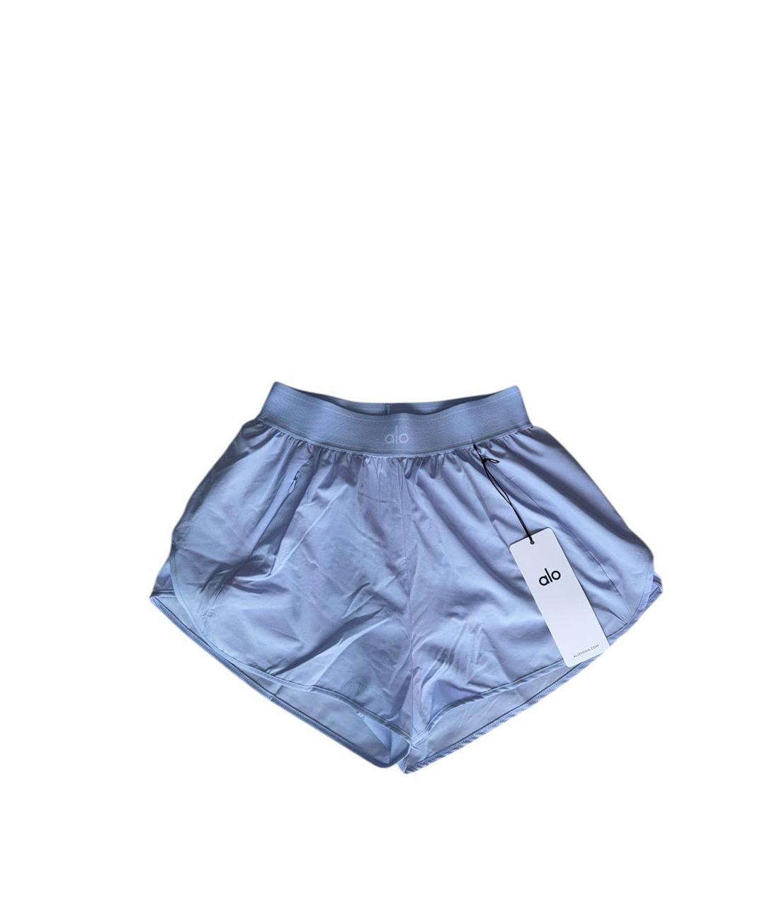 ALO YOGA Голубые шорты, фото 9