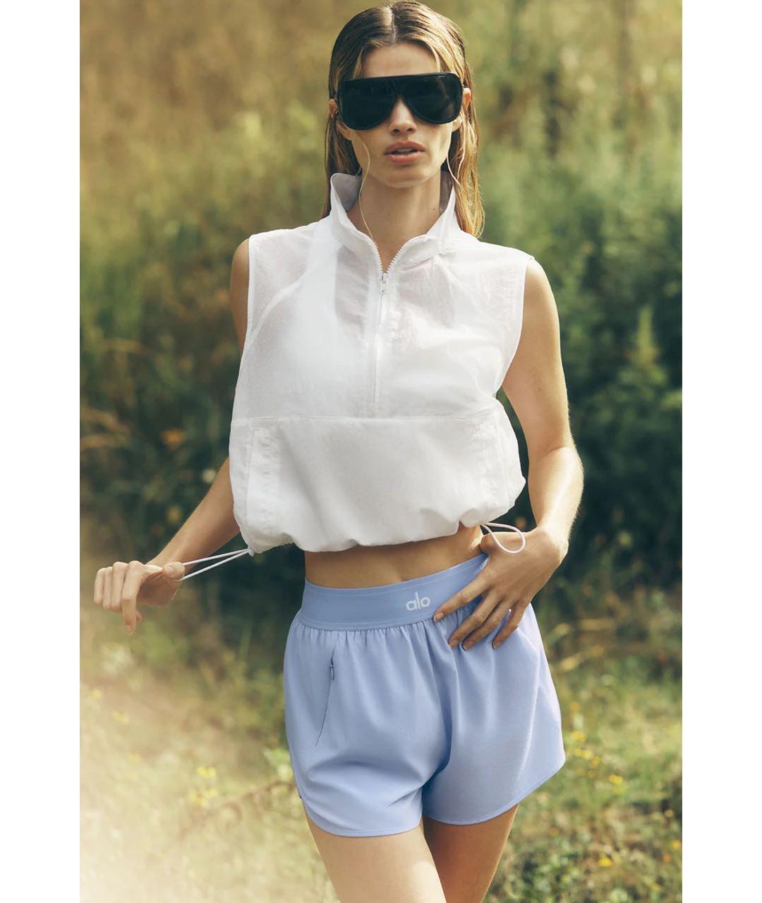 ALO YOGA Голубые шорты, фото 2