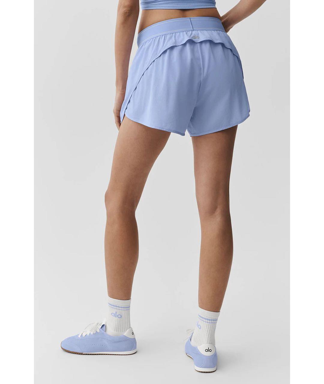 ALO YOGA Голубые шорты, фото 3