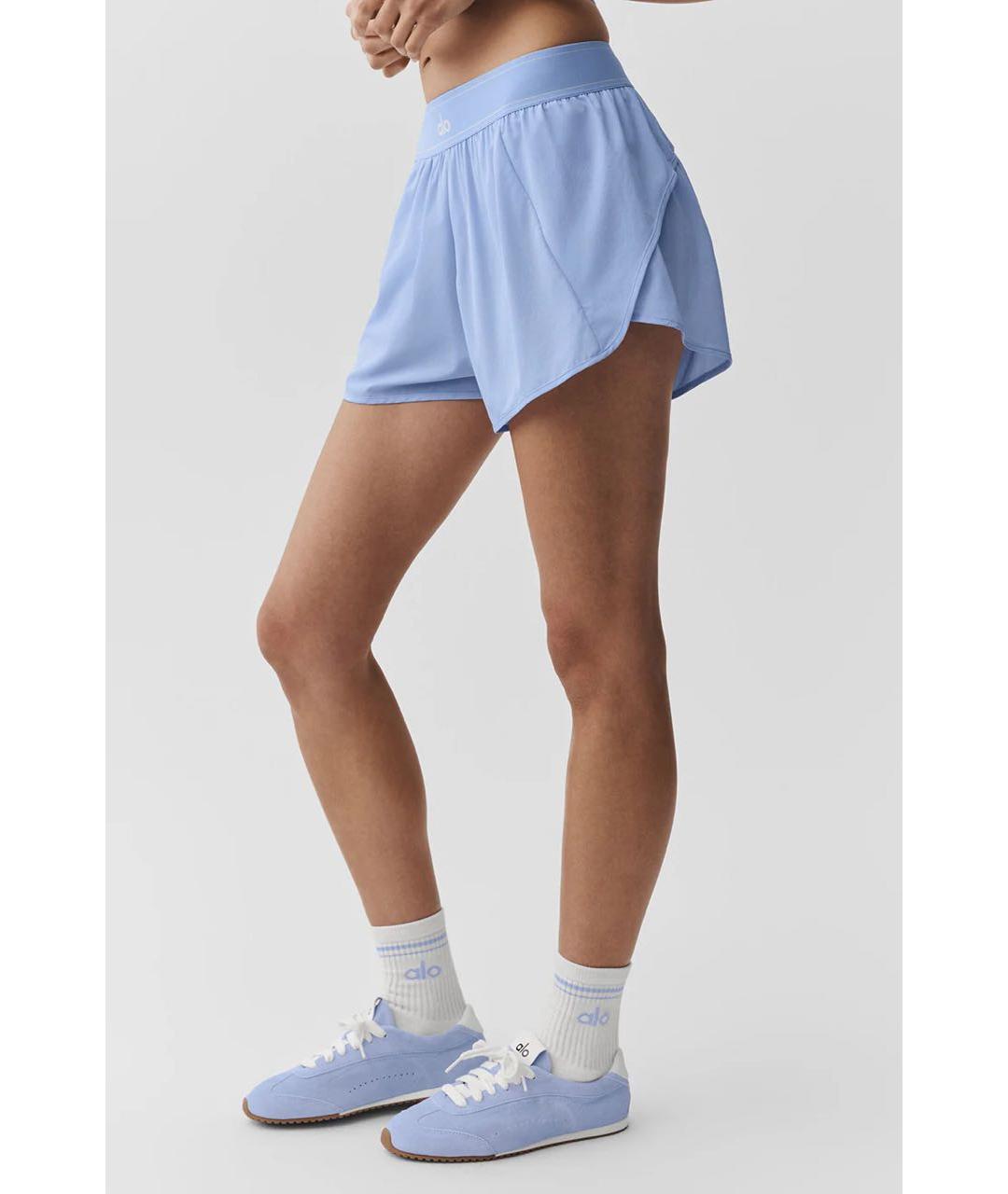 ALO YOGA Голубые шорты, фото 7