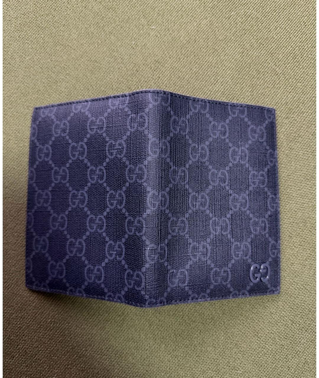 GUCCI Серый кожаный кардхолдер, фото 3