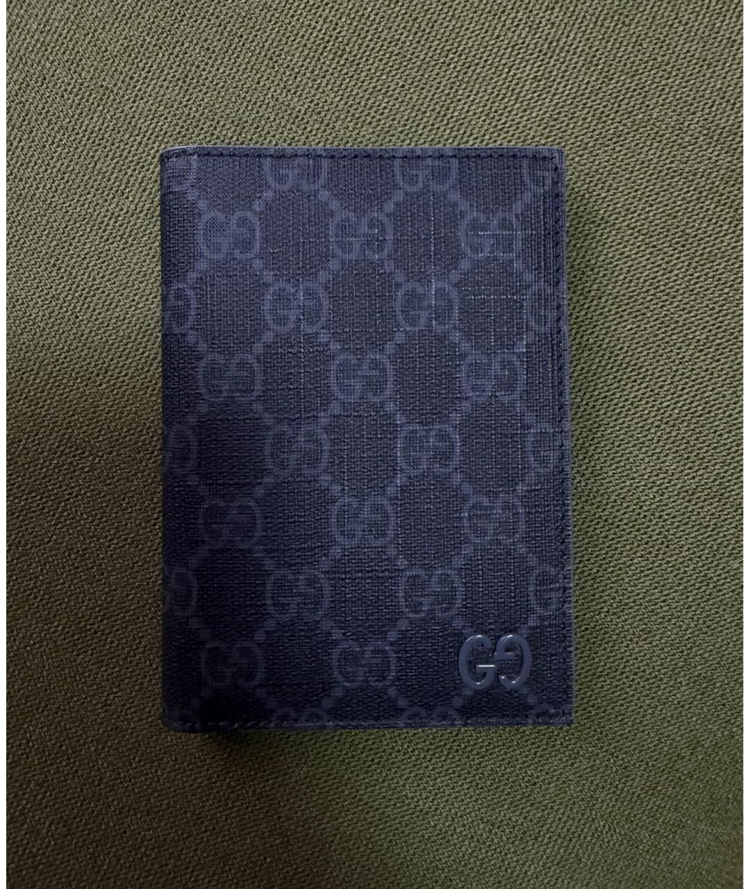 GUCCI Серый кожаный кардхолдер, фото 6