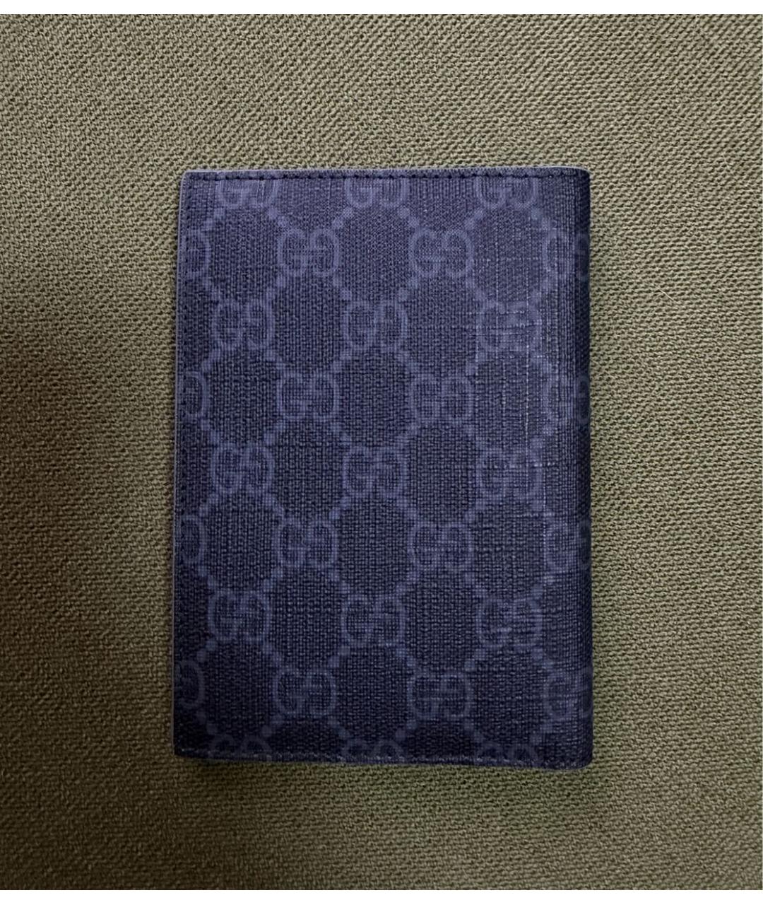 GUCCI Серый кожаный кардхолдер, фото 2