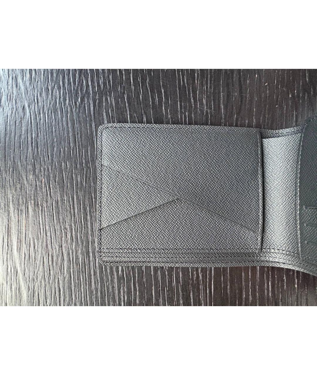 LOUIS VUITTON Антрацитовый кошелек, фото 5