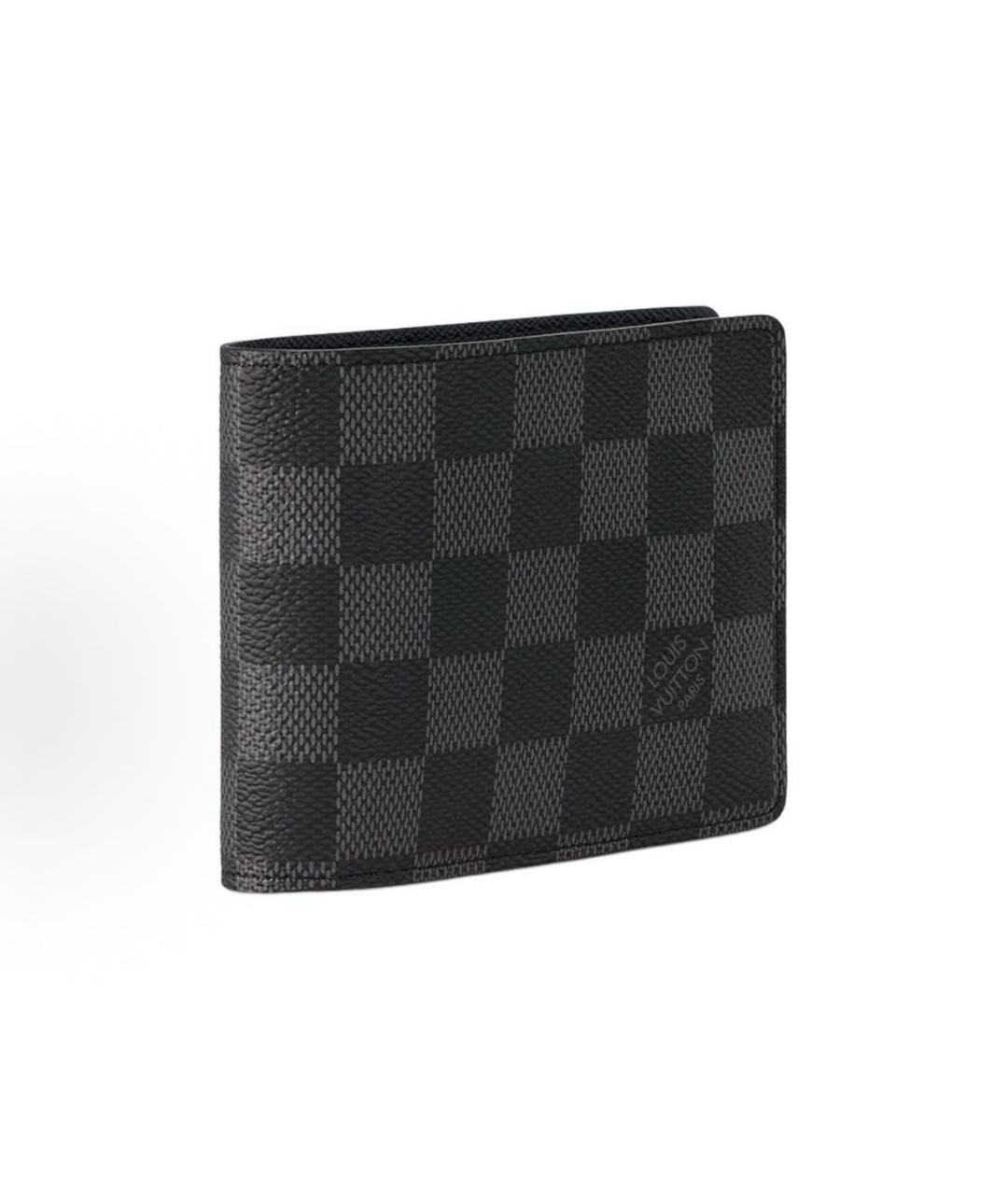 LOUIS VUITTON Антрацитовый кошелек, фото 2